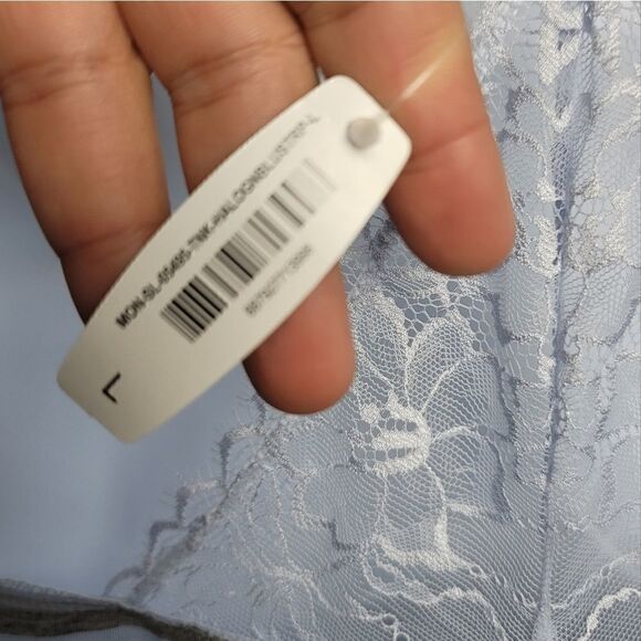 NWT- ADORE ME Striped Lacy Sleep Tank - Picture 6 of 9